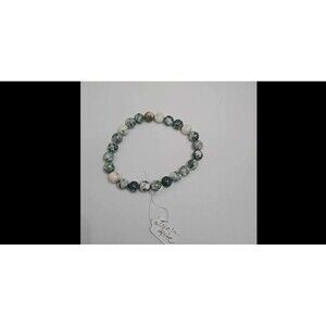 Tree Agate Bracelet 8 mm #0101